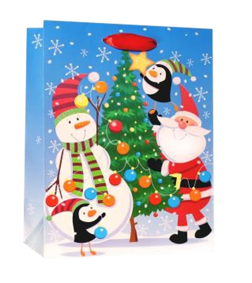 Tüte Buch-Format Weihnachten  