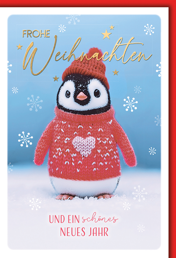 Klappkarte Weihnachten, DIN C6 