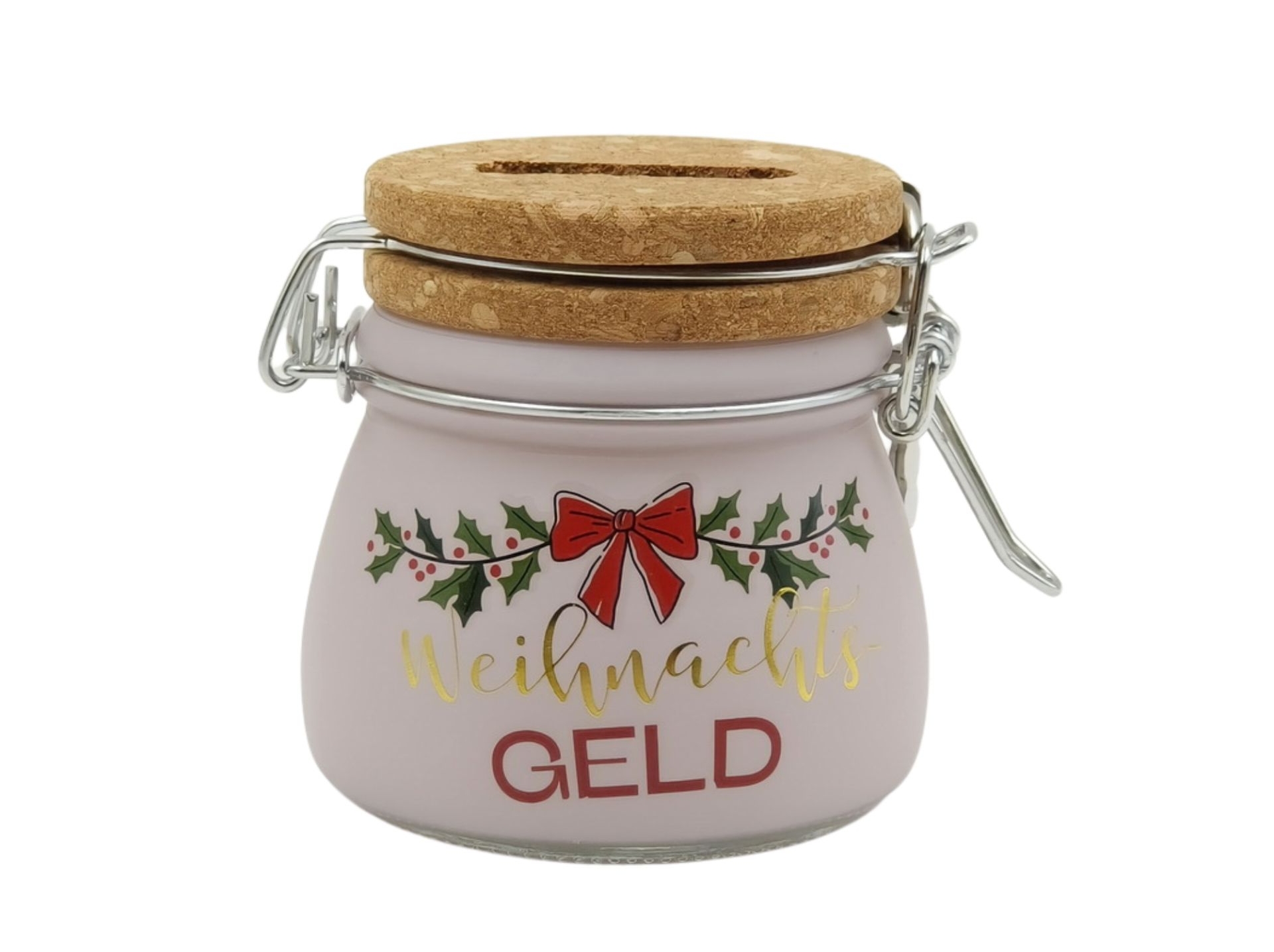 4 x 4 Mini-Spargläser Weihnachten