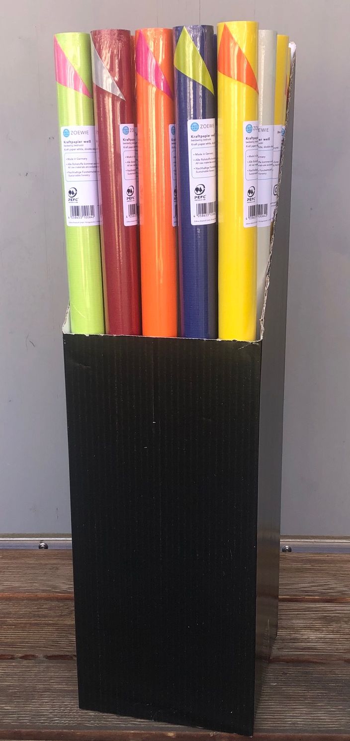 25 Rollen 2-farbiges Papier hell (OP) 3,50 € im Karton