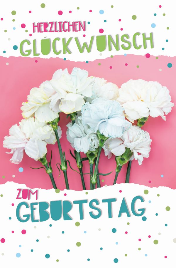 100 Klappkarten (OP) Geburtstag, DIN C6
