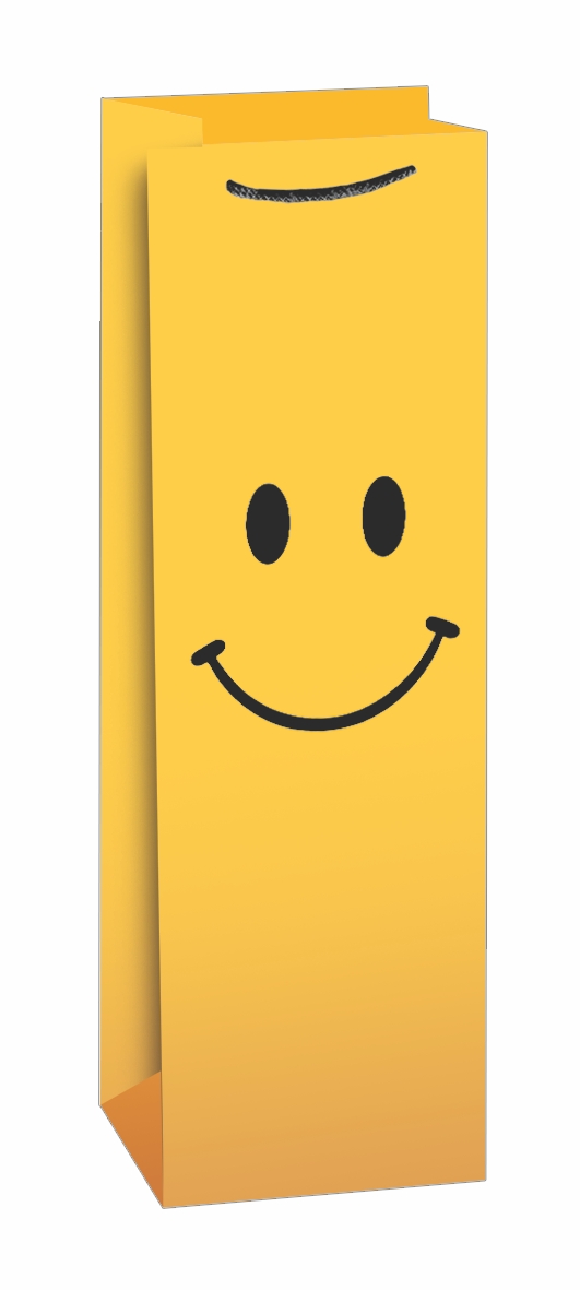 Tüte, Flasche, Smiley