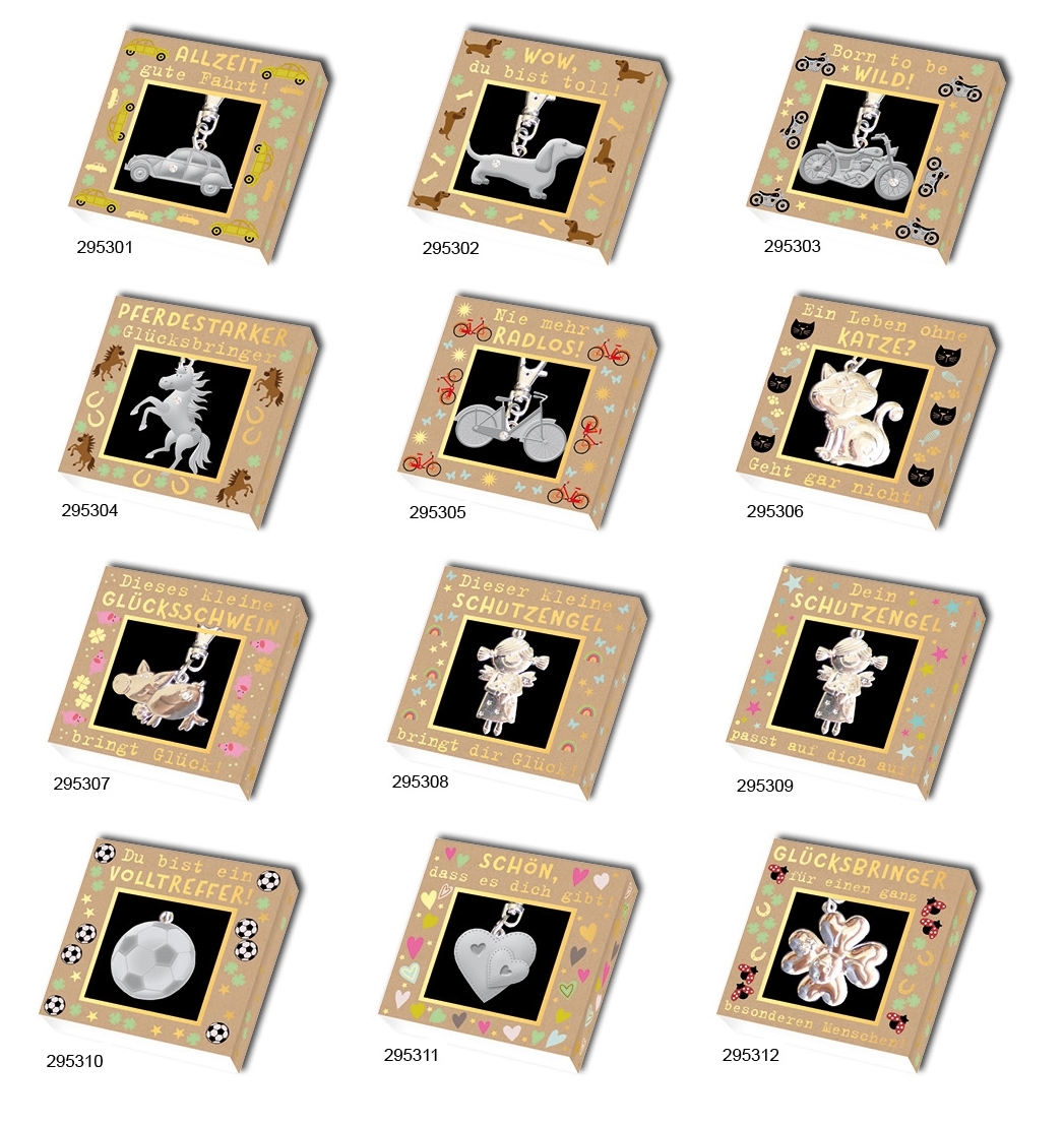 12 x 4 Mini-Schlüsselanhänger 5,99 €