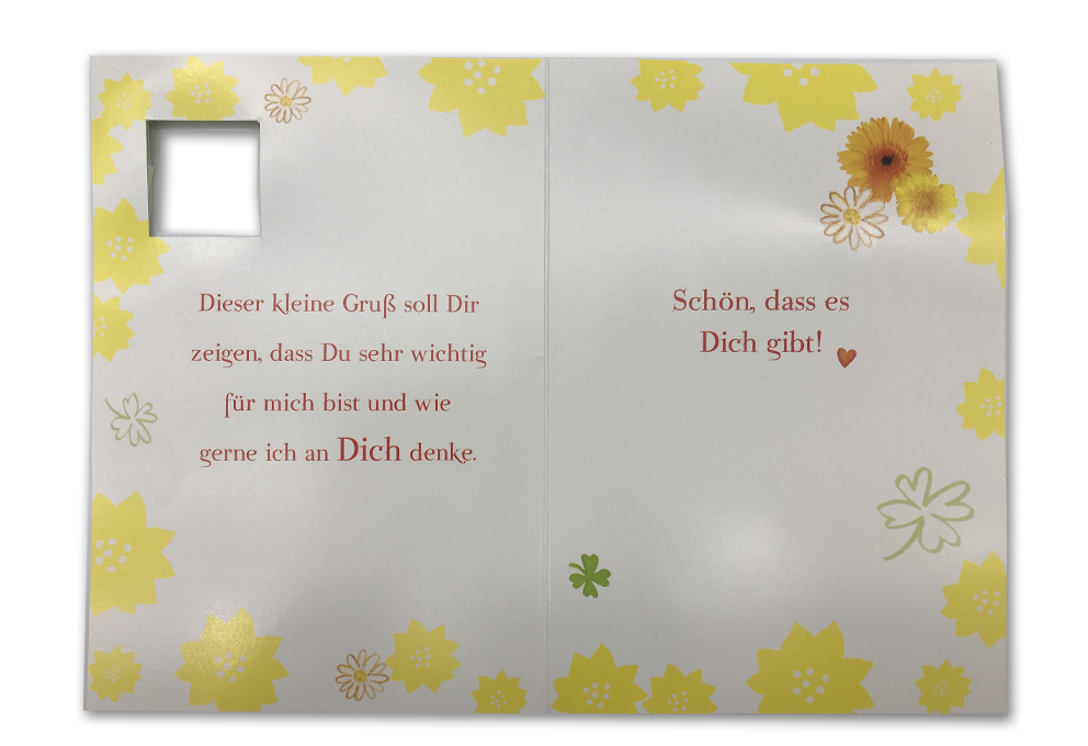 Klappkarte, Liebe, DIN C6