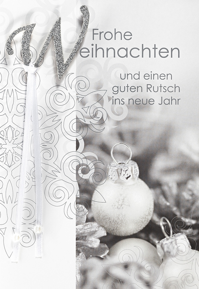 Klappkarte Weihnachten, DIN C6