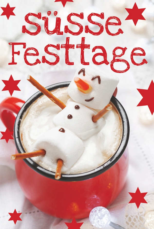 Klappkarte Weihnachten, DIN C6 