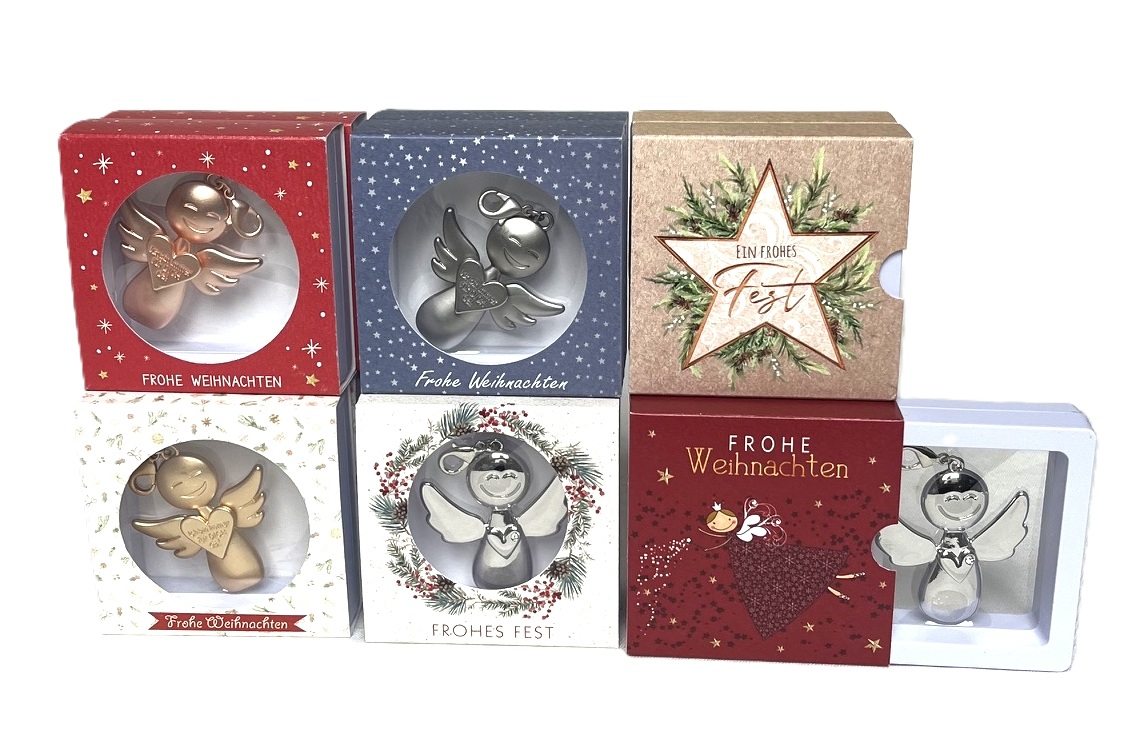 6 x 2 Schutzengel Weihnachten UVP 6,95