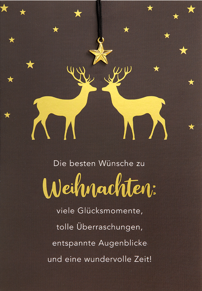 Klappkarte Weihnachten, DIN C6