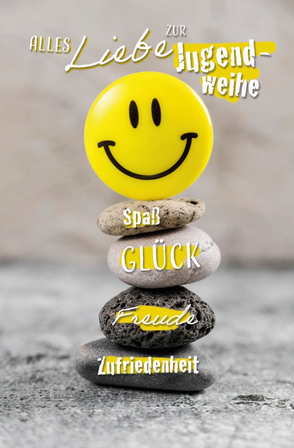 100 Klappkarten (OP) Jugendweihe, DIN C6
