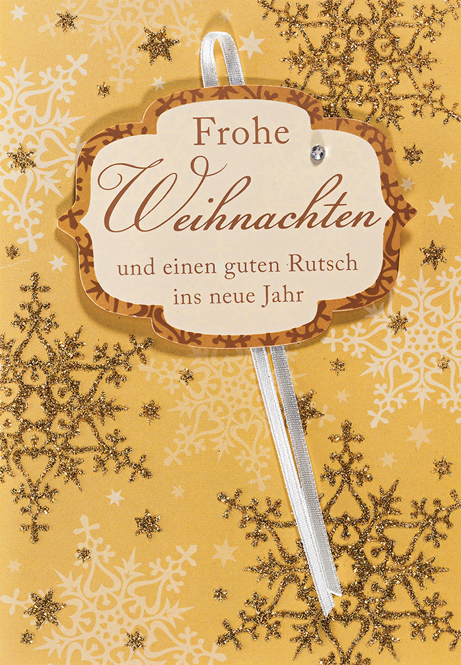 Klappkarte Weihnachten, DIN C6