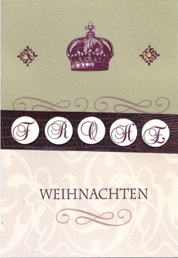 Klappkarte Weihnachten, DIN C6