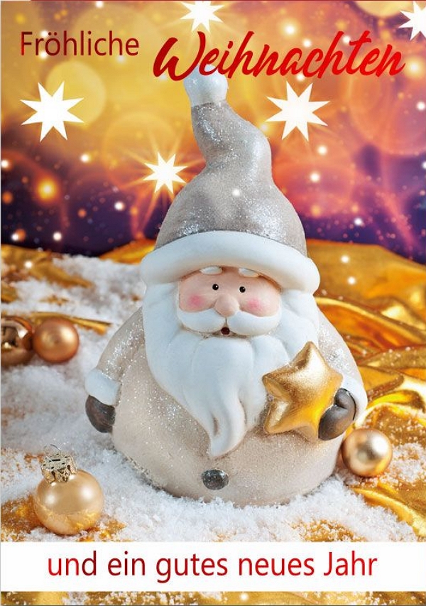 Klappkarte Weihnachten, DIN C6 