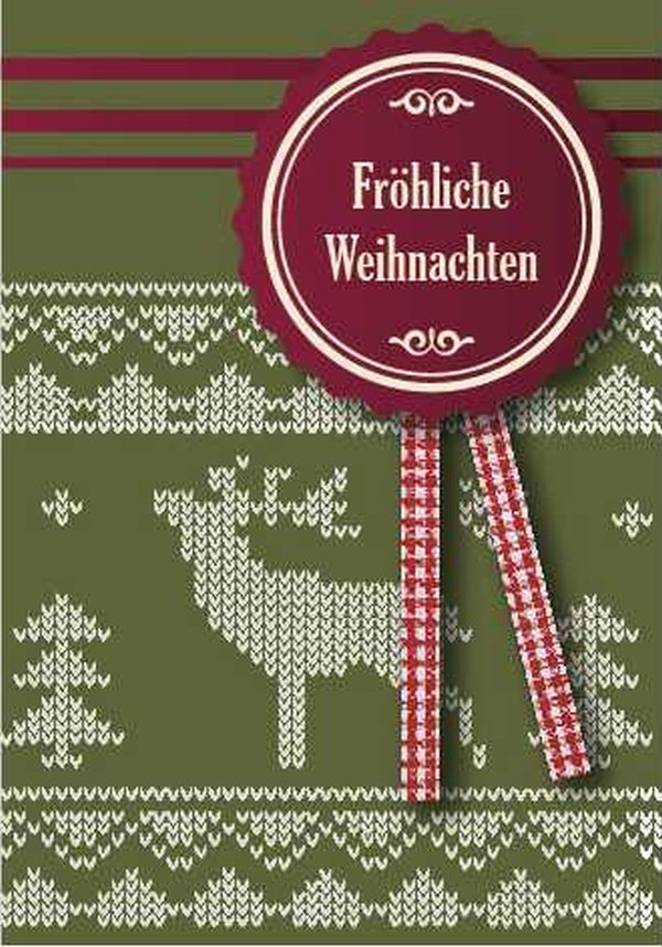 Klappkarte Weihnachten, DIN C6