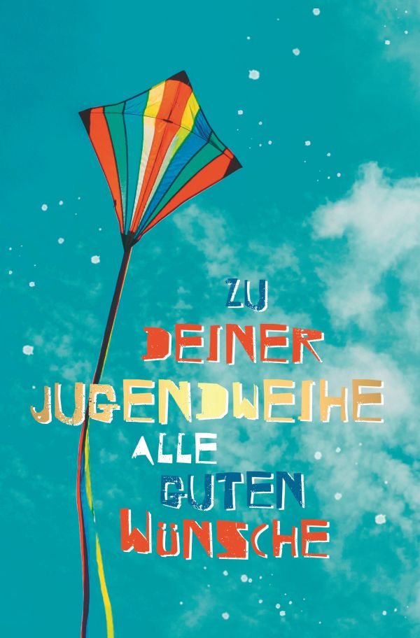 100 Klappkarten (OP) Jugendweihe, DIN C6