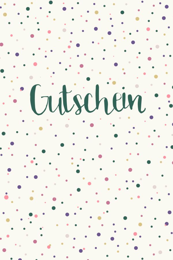 100 Klappkarten (OP) Gutschein, DIN C6 