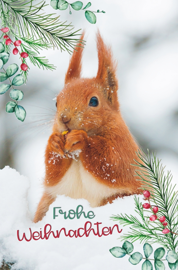 100 Klappkarten (OP) Weihnachten, DIN C6  