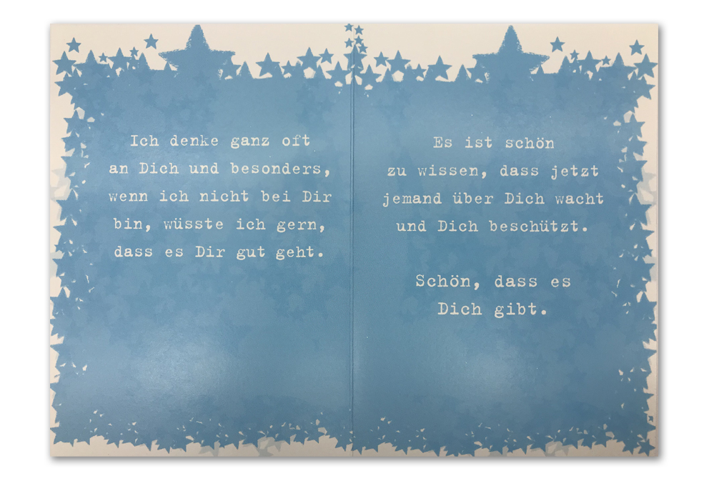 Klappkarte, Liebe, DIN C6