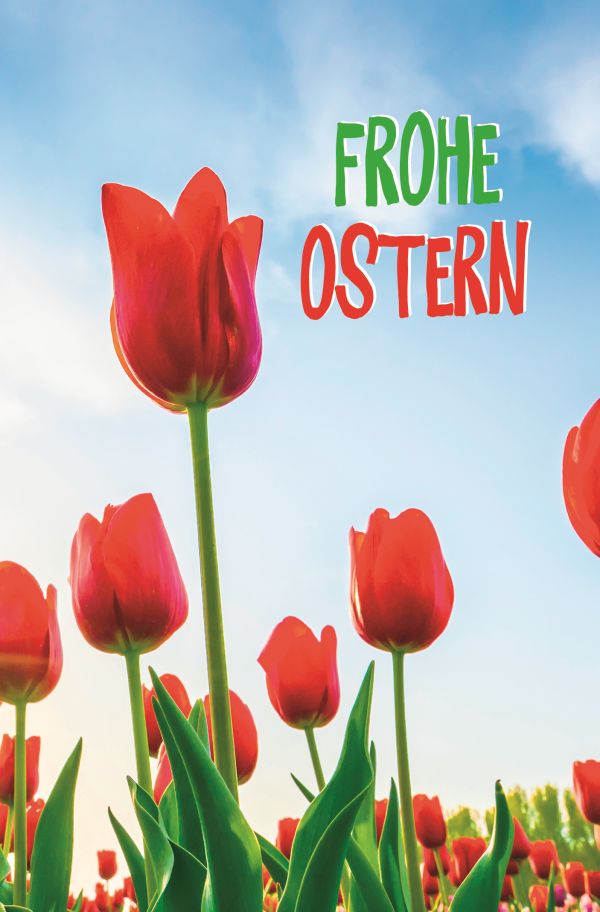 100 Klappkarten (OP) Ostern, DIN C6 
