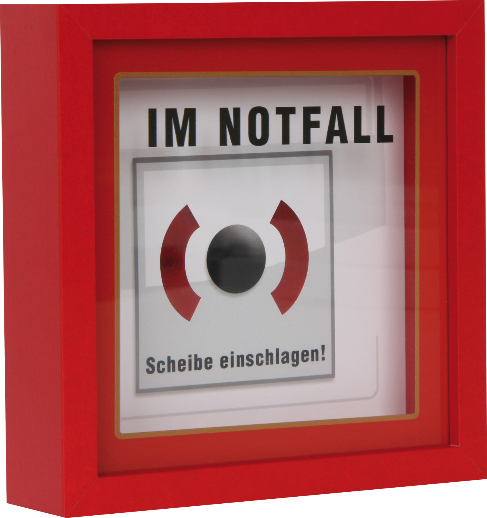6 x 3 Spardosen mit Glasfront