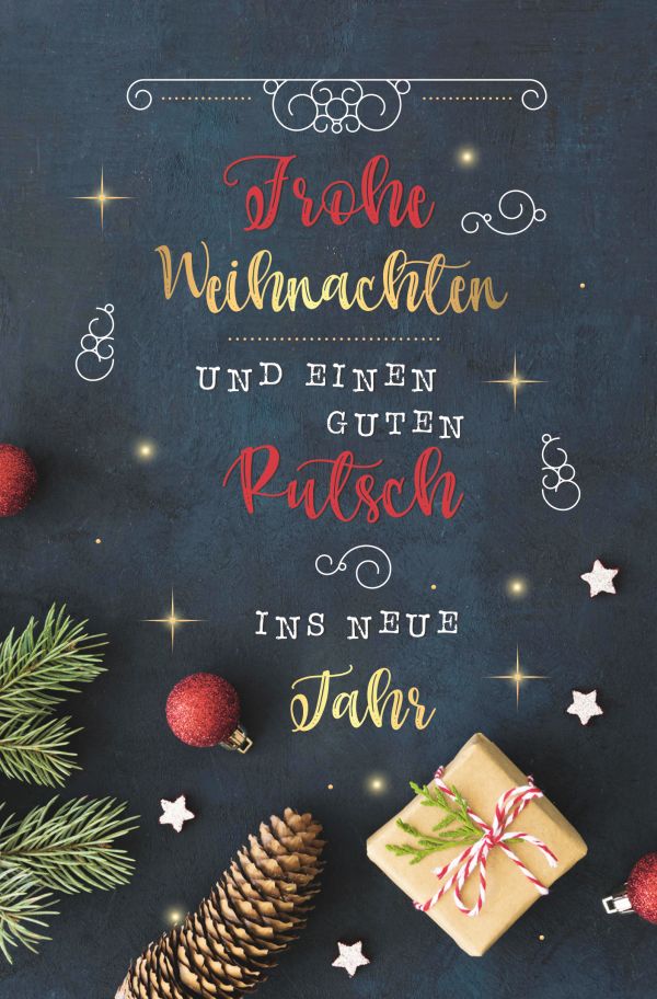 100 Klappkarten (OP) Weihnachten, DIN C6