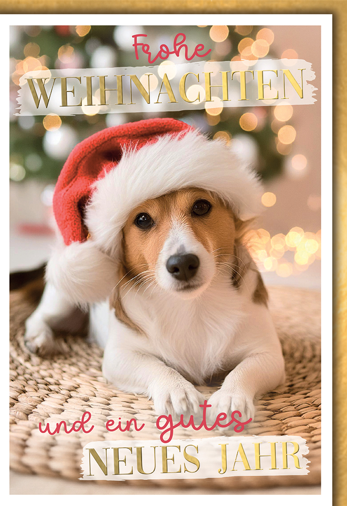 Klappkarte Weihnachten, DIN C6