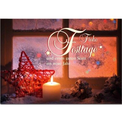 Klappkarte Weihnachten, DIN C6