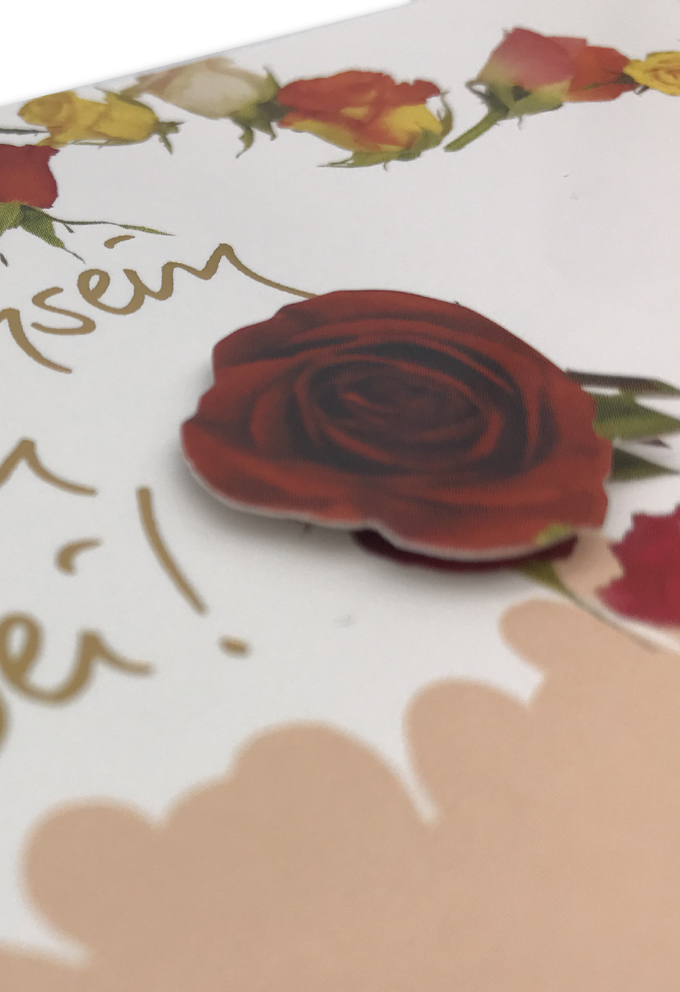 Klappkarte, Hochzeit, DIN C6