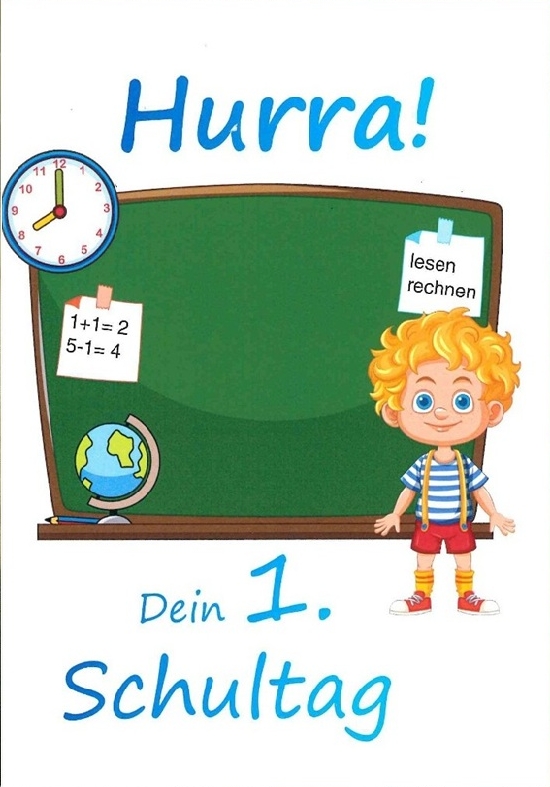 Klappkarte Schulanfang, DIN C6