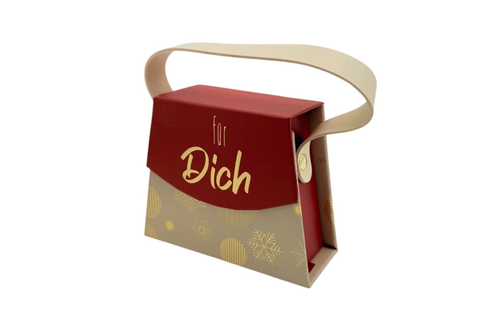 4 x 4 Mini-Handtaschen-Geschenkboxen Weihnachten