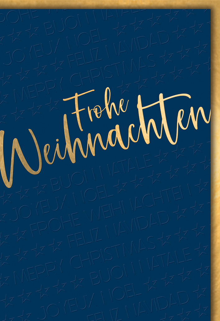 Klappkarte Weihnachten, DIN C6 