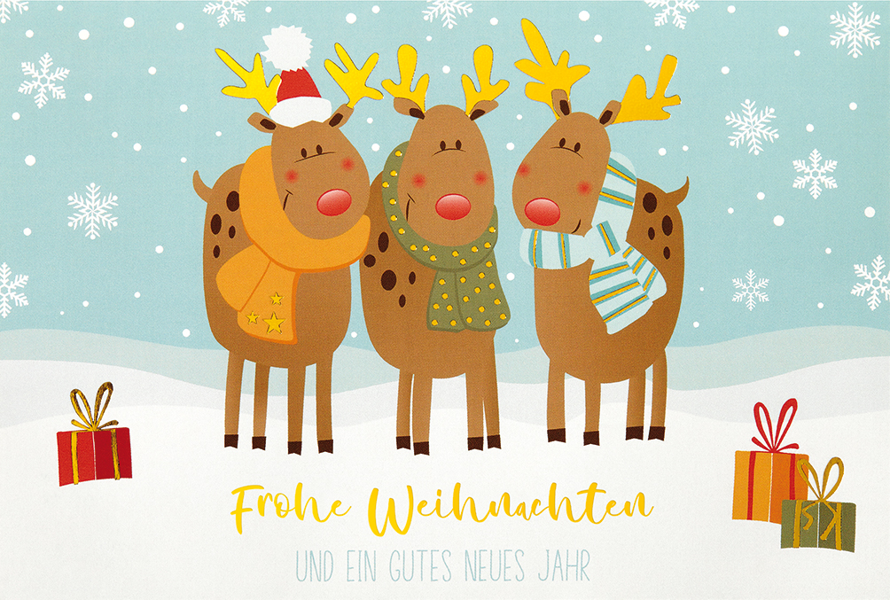 Klappkarte Weihnachten, DIN C6