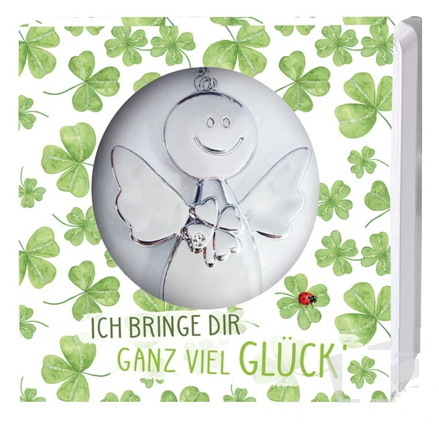Schutzengel Metall-Anhänger in Geschenkschachtel