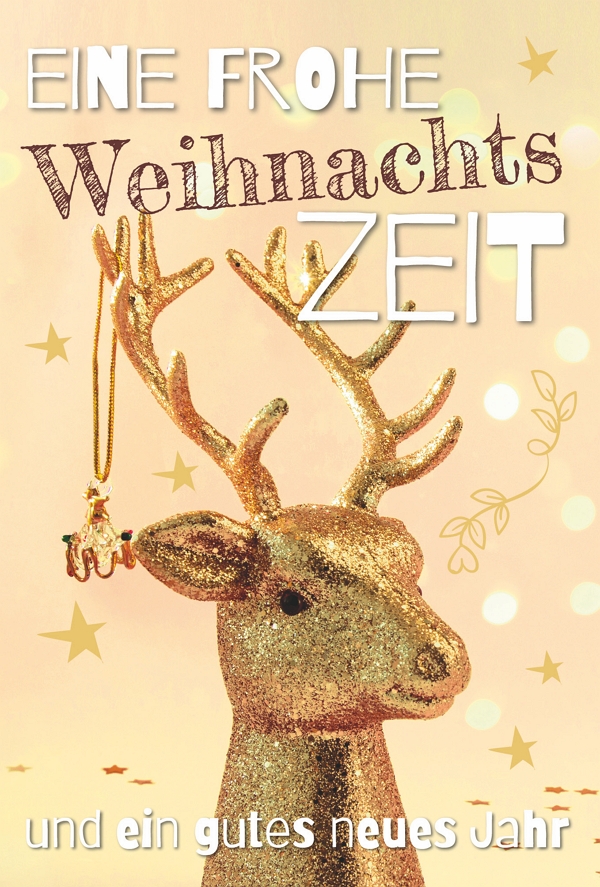 Klappkarte Weihnachten, DIN C6