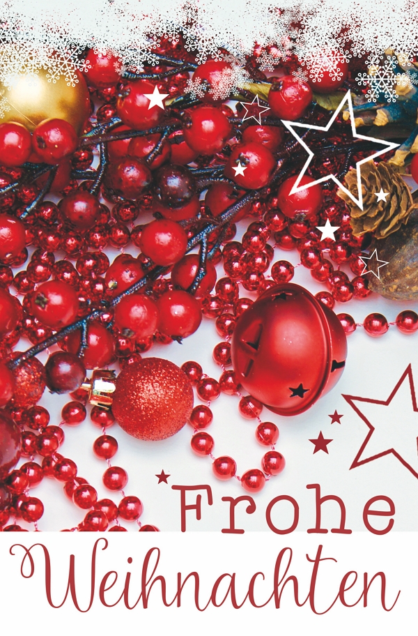 100 Klappkarten (OP) Weihnachten, DIN C6 