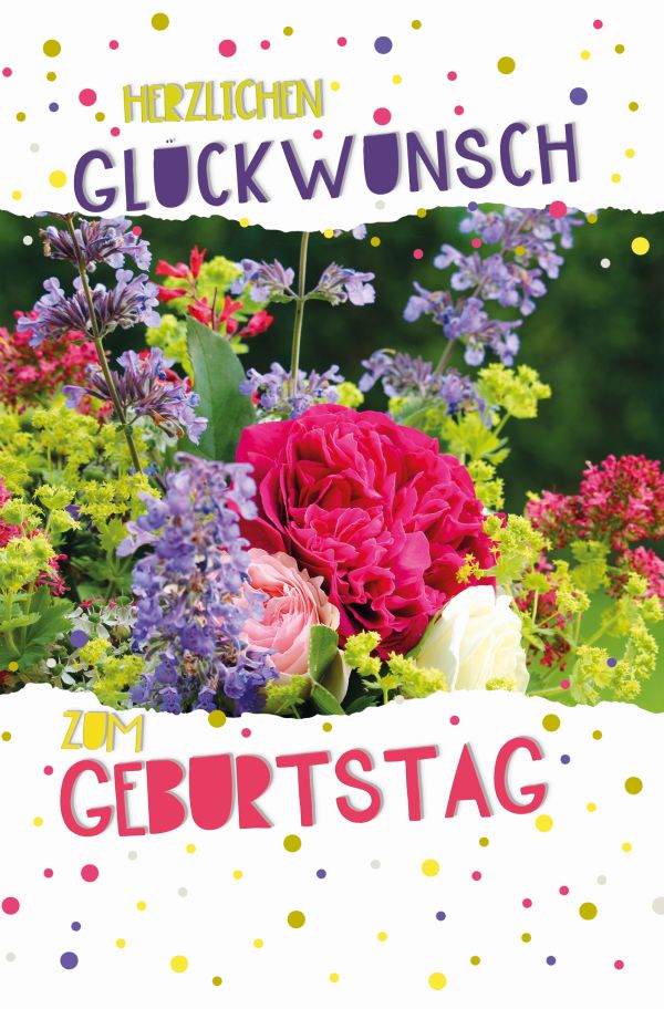 100 Klappkarten (OP) Geburtstag, DIN C6