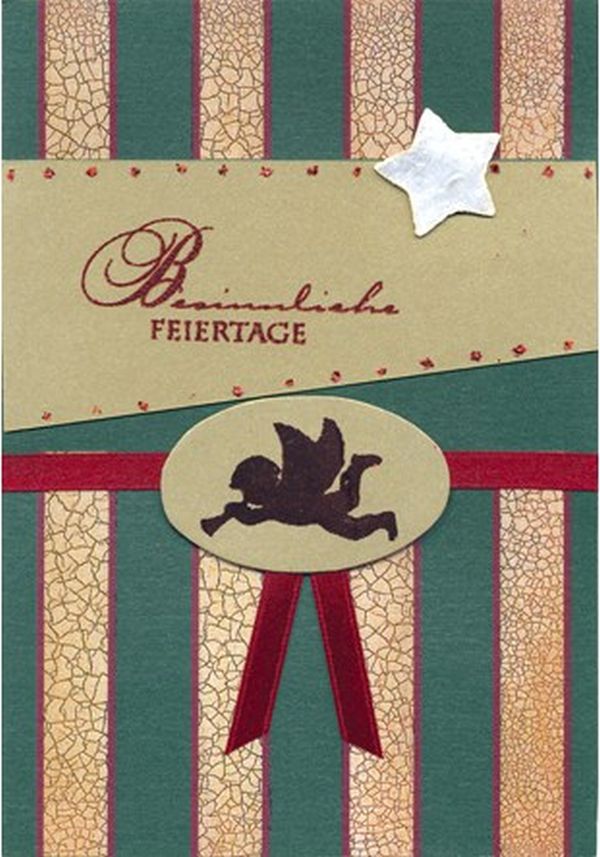 Klappkarte Weihnachten, DIN C6