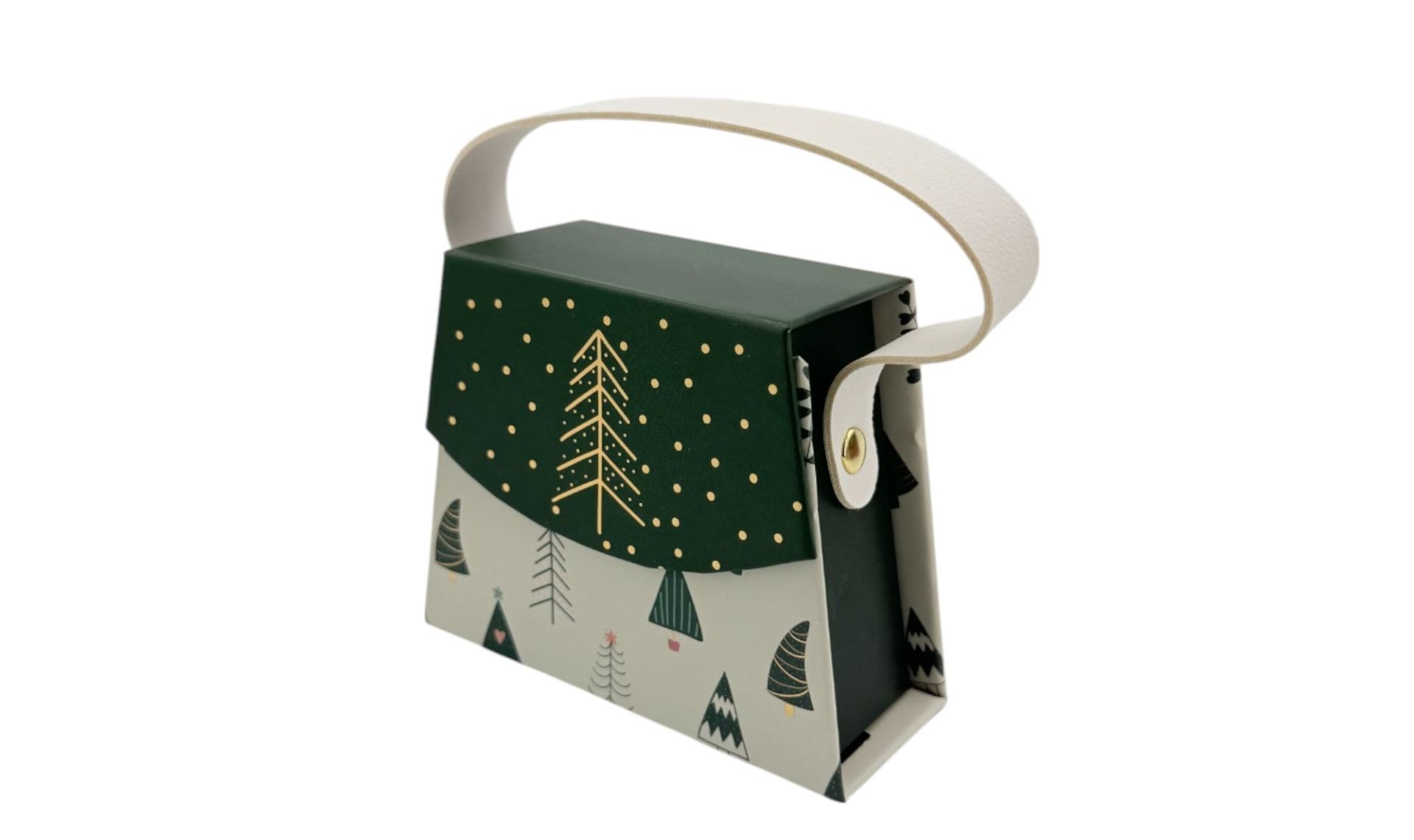 4 x 4 Mini-Handtaschen-Geschenkboxen Weihnachten