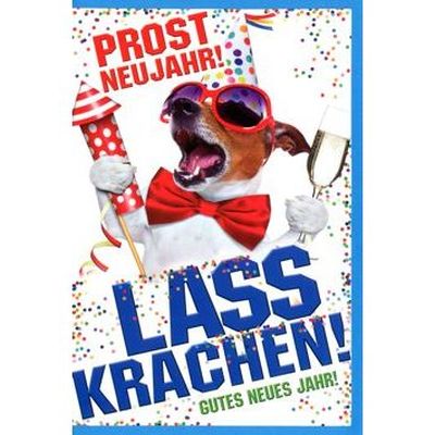 Klappkarte Neujahr, DIN C6