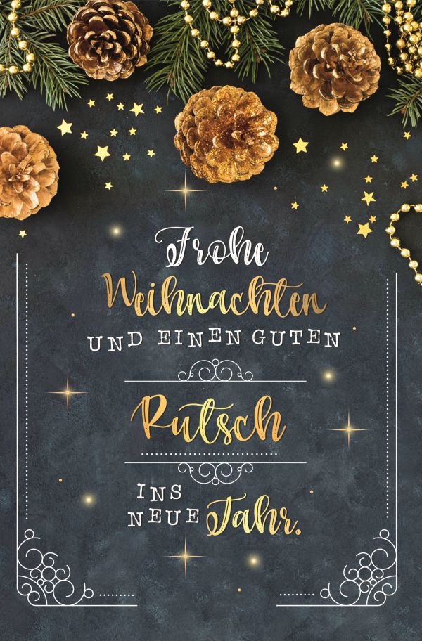 100 Klappkarten (OP) Weihnachten, DIN C6