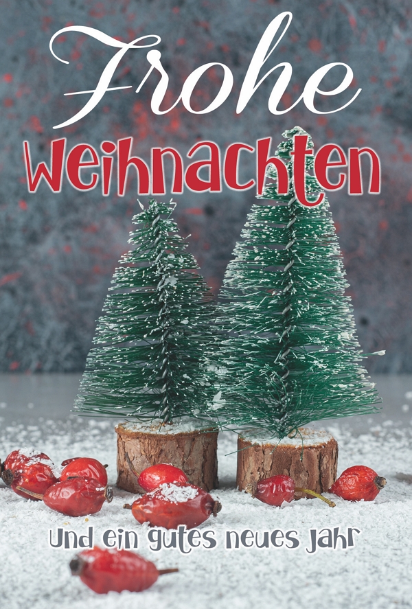 Klappkarte Weihnachten, DIN C6