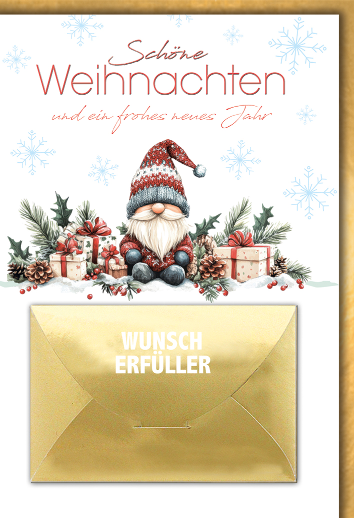 Klappkarte Weihnachten, DIN C6