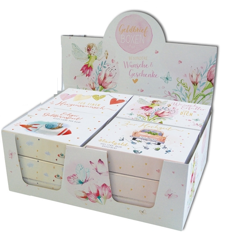 6 x 2 Geldbriefboxen 
