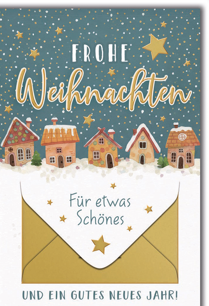 Klappkarte Weihnachten, DIN C6 Kopie