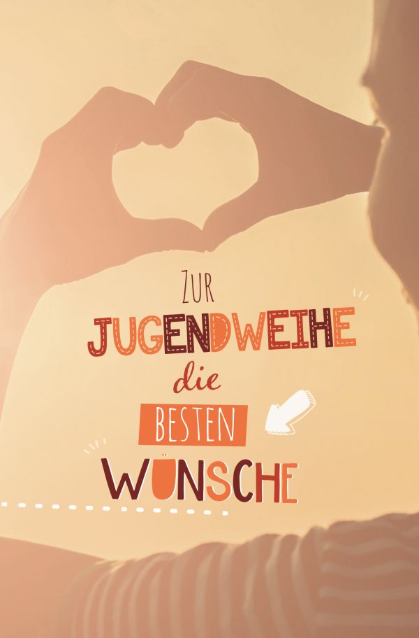 100 Klappkarten (OP) Jugendweihe, DIN C6