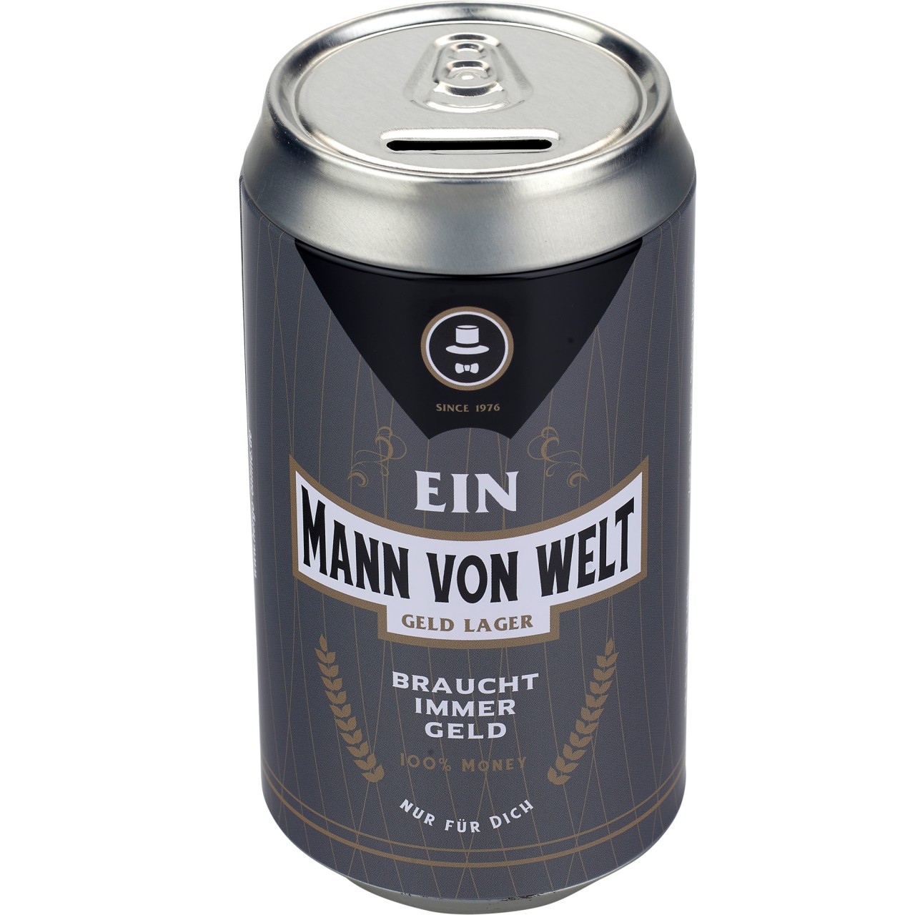 16 Maxi-Bier-Spardosen mit Text 