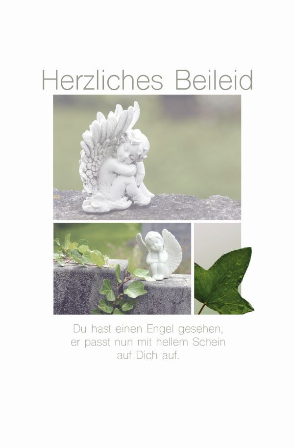 100 Klappkarten (OP) Trauer, DIN C6