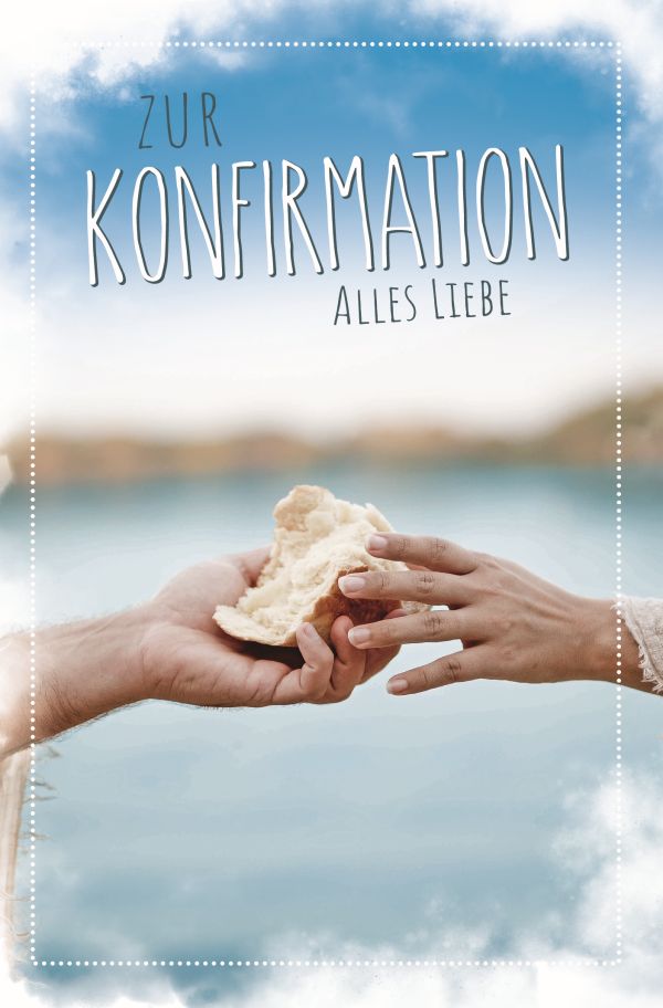 100 Klappkarten (OP) Konfirmation, DIN C6