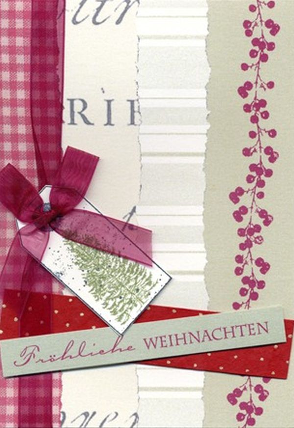 Klappkarte Weihnachten, DIN C6