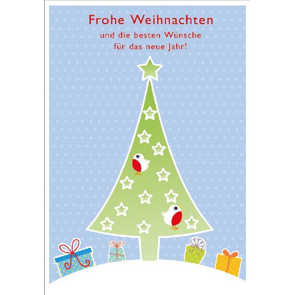 Klappkarte Weihnachten, DIN C6  