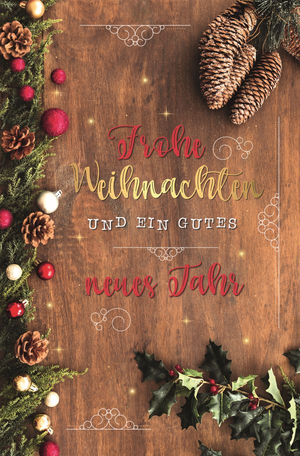 100 Klappkarten (OP) Weihnachten, DIN C6